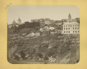М. Грейм. Панорама Каменец-Подольского с восточной стороны. 1876 год (2 из 5)