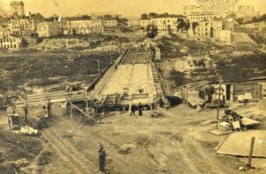 Каменец-Подольский. Восстановление Новоплановского моста.1948 год