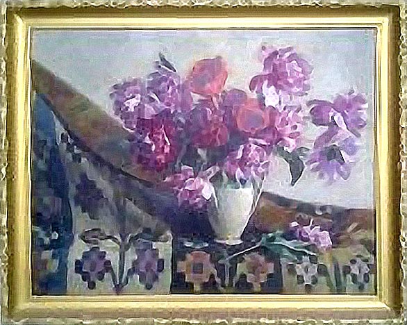 А. Л. Грен. Цветы. Холст, масло