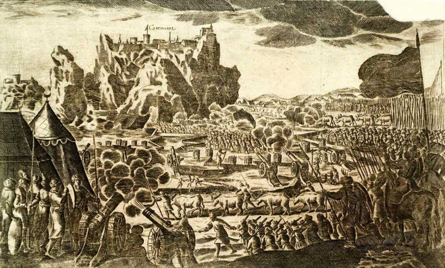 Осада Каменца в 1672 году. Медерит Осада Каменца в 1672 году. Медерит