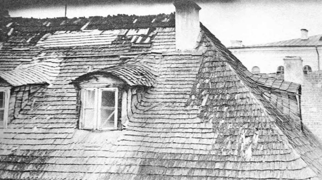 Гонтовая кровля Каменец-Подольский. Гонтовая кровля. 1924